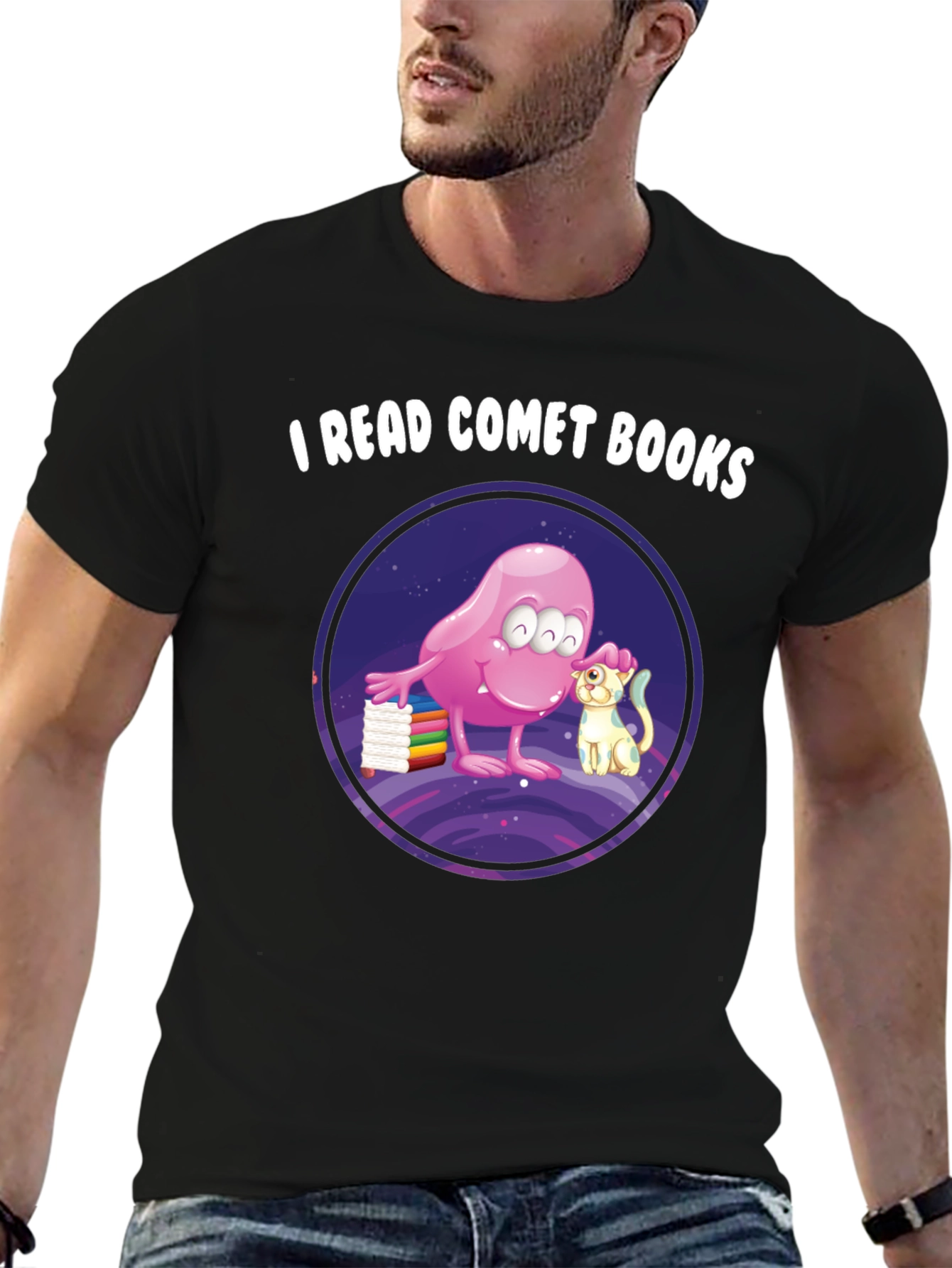 I Read Comet Books Graphic Tee
