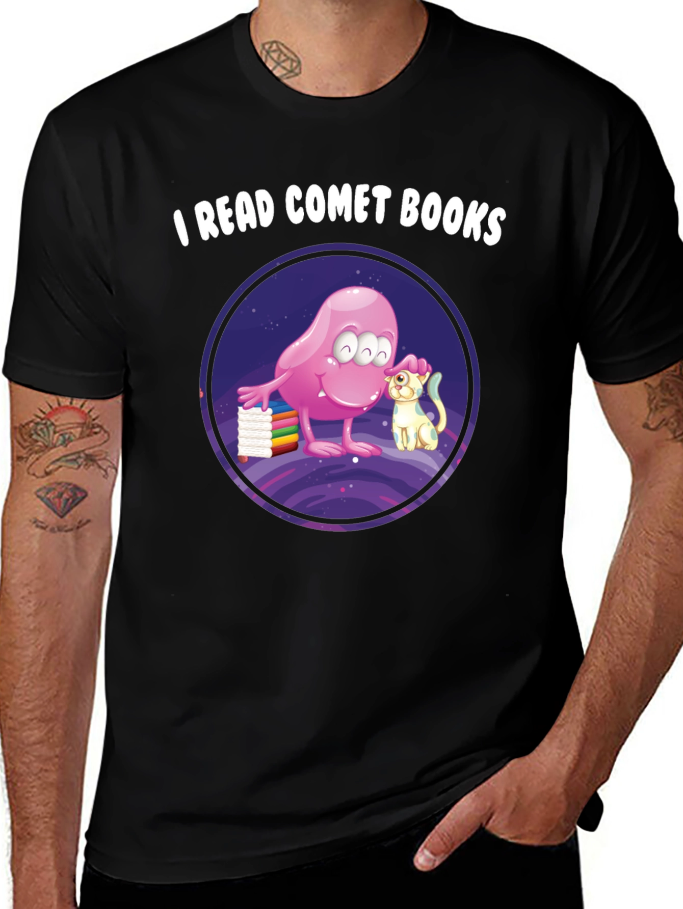 I Read Comet Books Graphic Tee