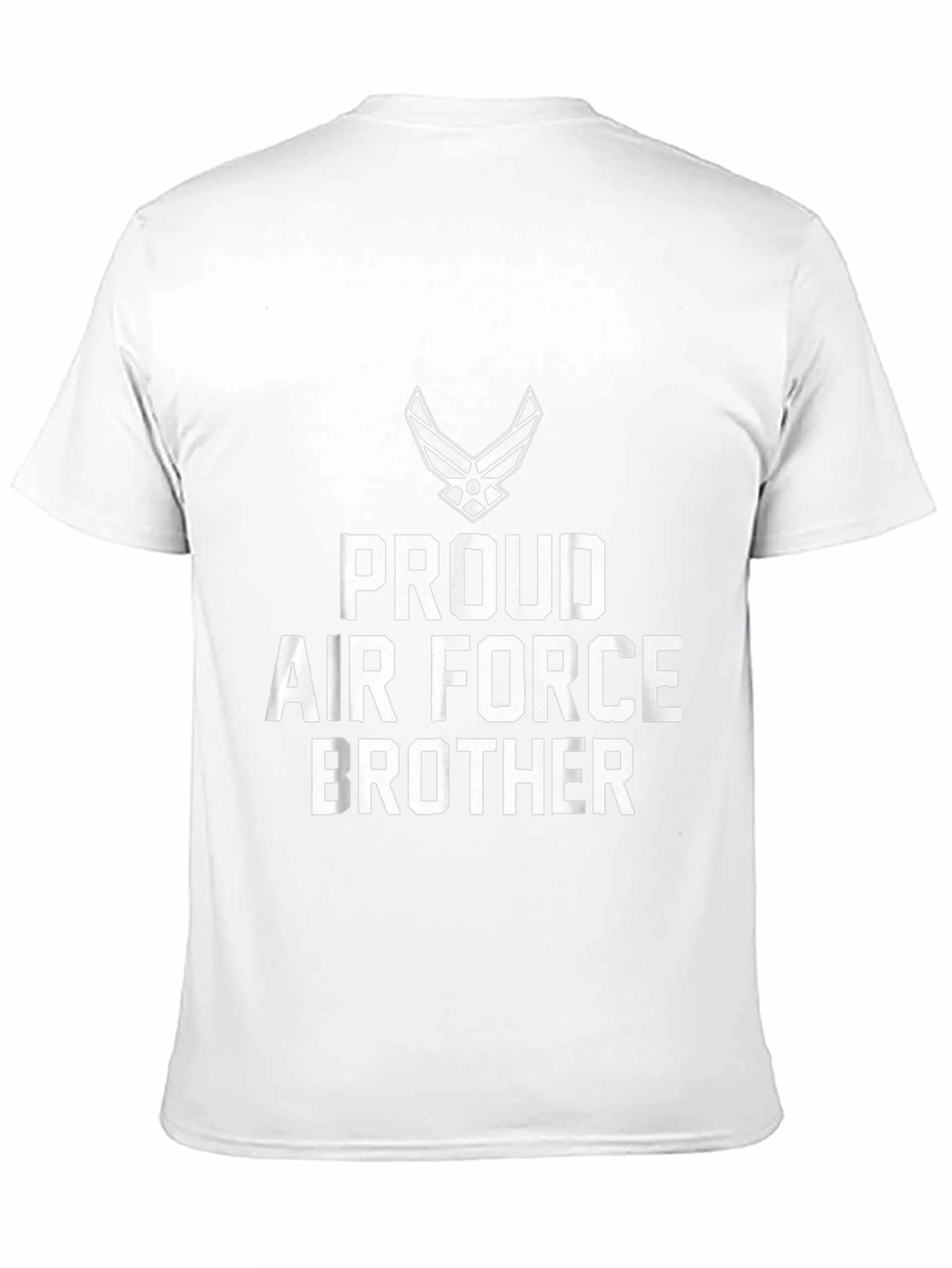 Proud Air Force Brother Black Graphic Tee