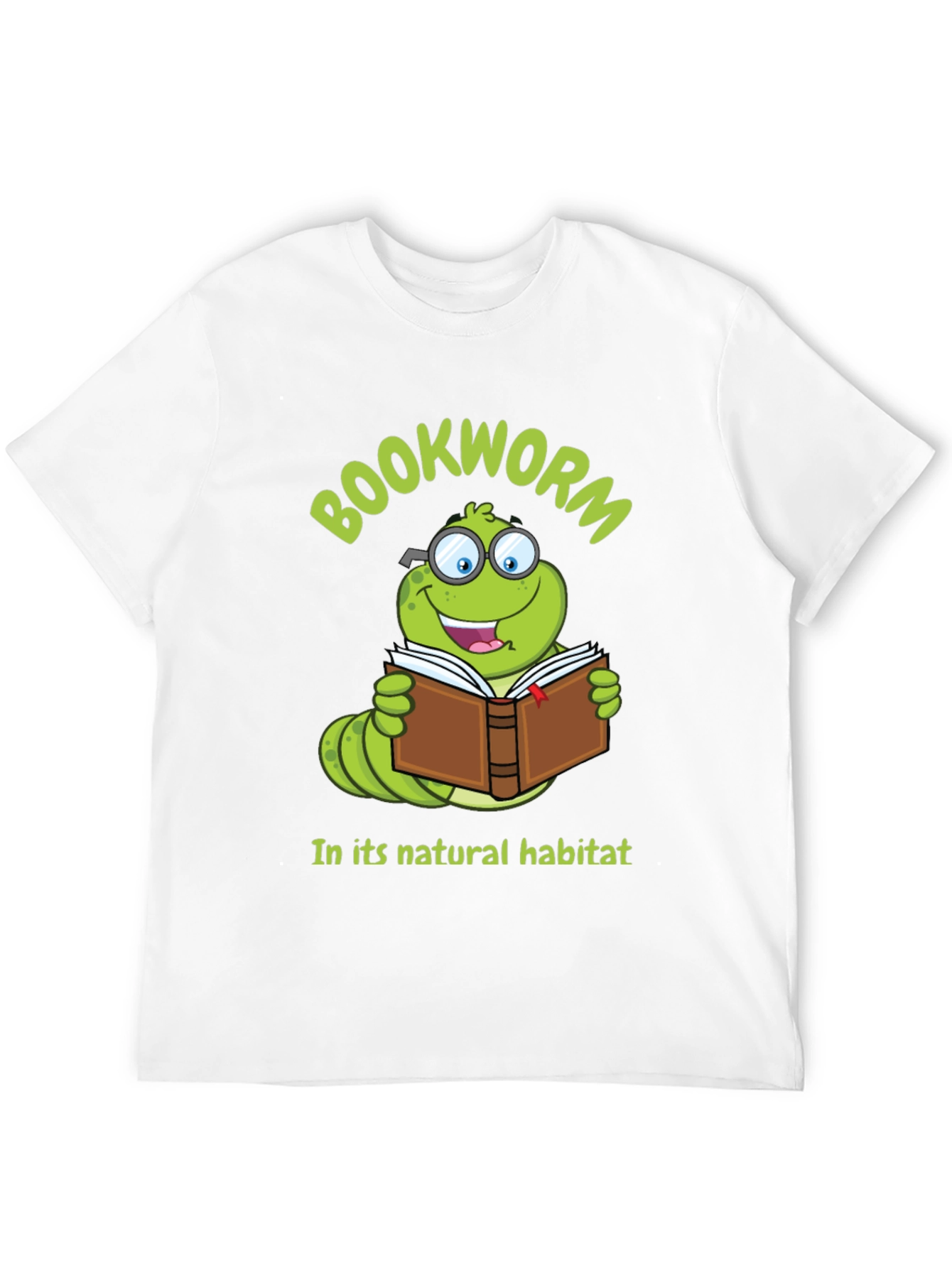 Bookworm T-Shirt - Natural Habitat Reader Tee