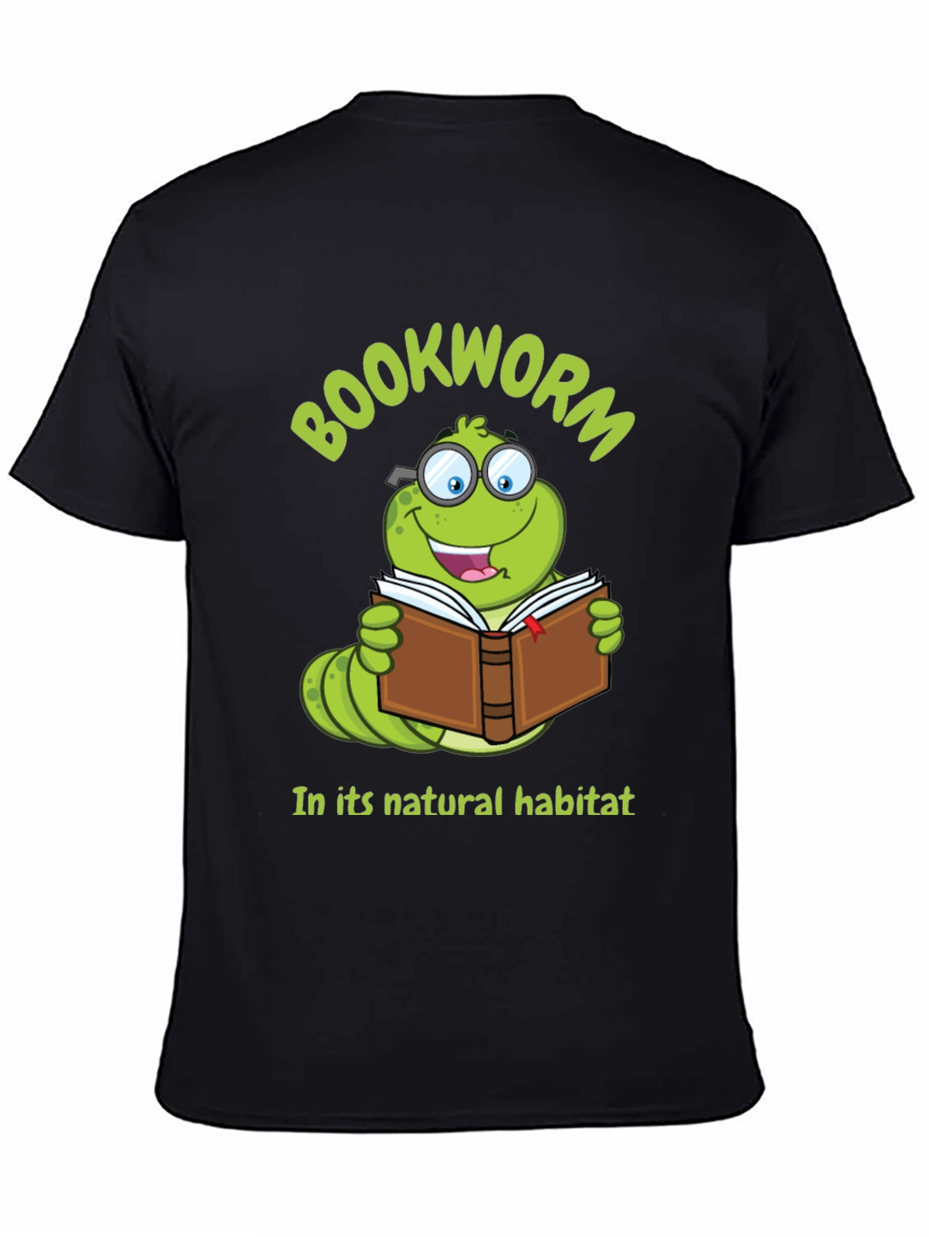 Bookworm T-Shirt - Natural Habitat Reader Tee