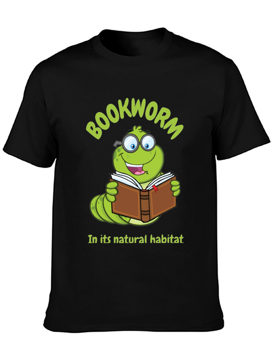 Bookworm T-Shirt - Natural Habitat Reader Tee