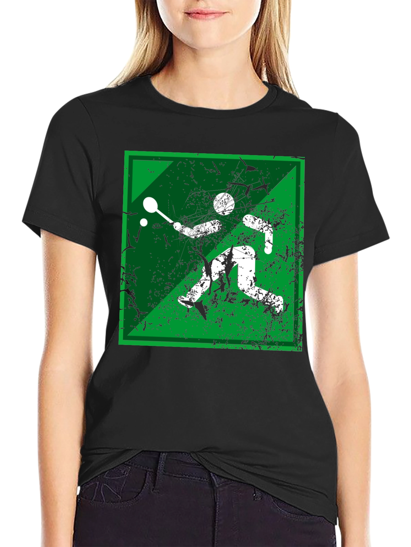 Squash Player Graphic Tee