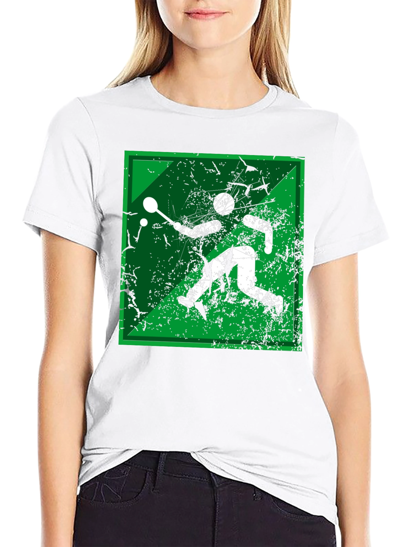 Squash Player Graphic Tee