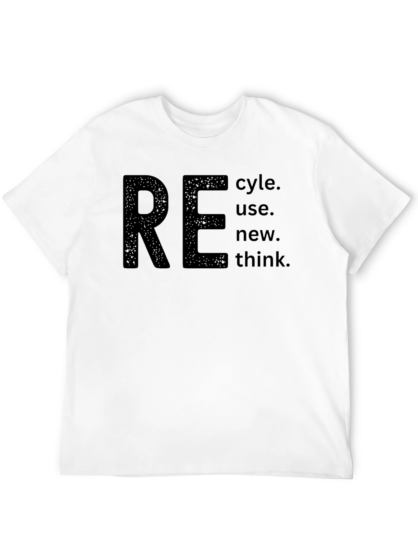 Eco-Conscious RE Graphic Tee - Recycle Reuse Rethink