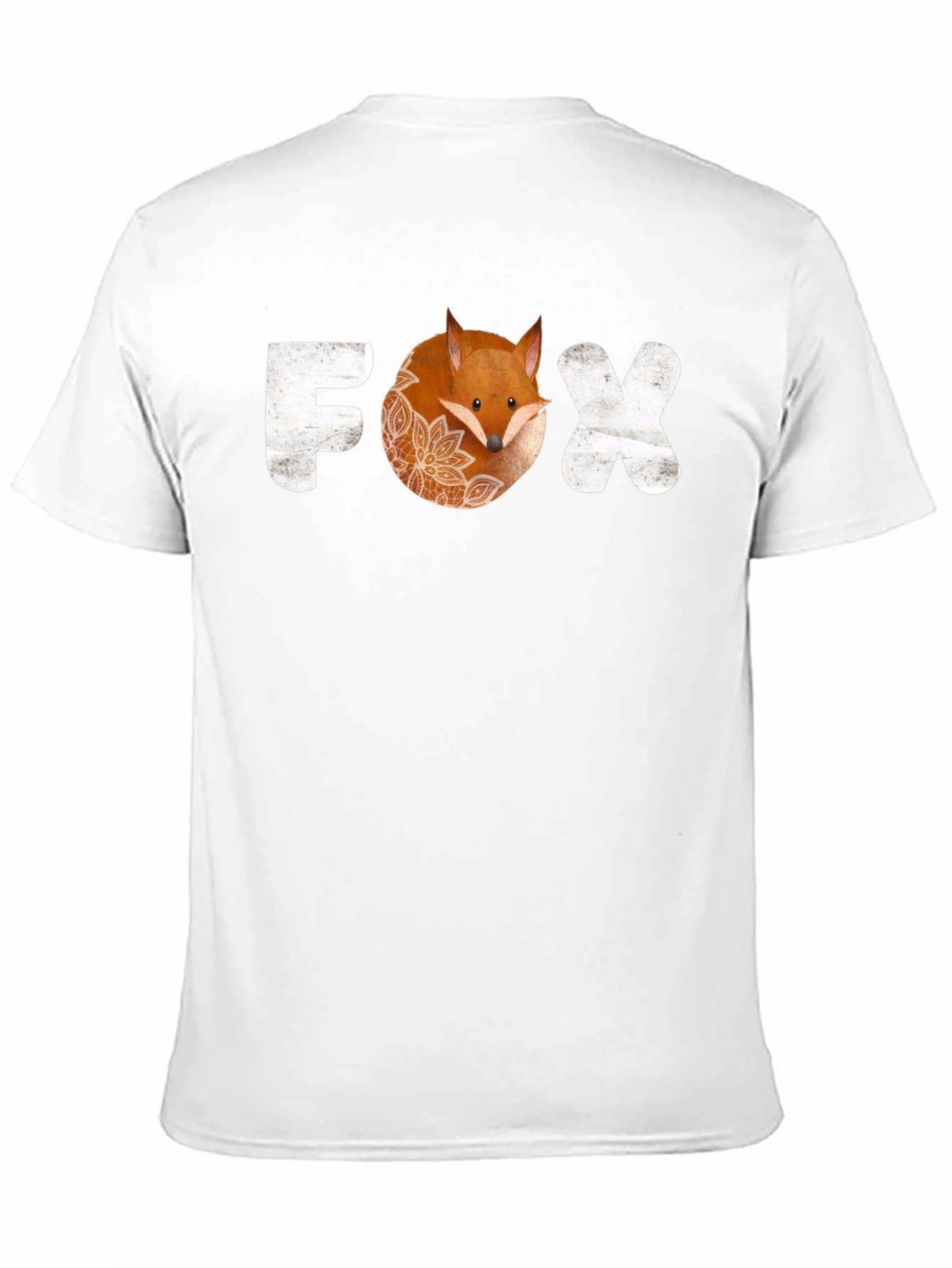 Fox Graphic T-Shirt - Trendy Animal Print Tee