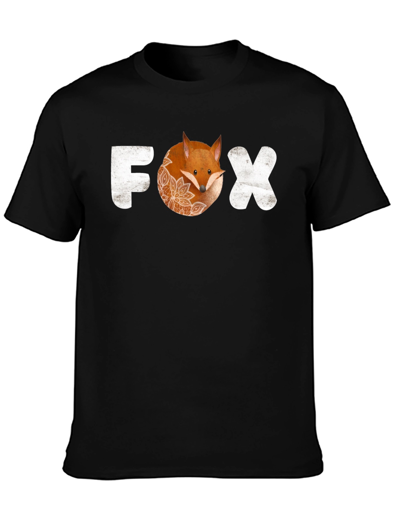 Fox Graphic T-Shirt - Trendy Animal Print Tee