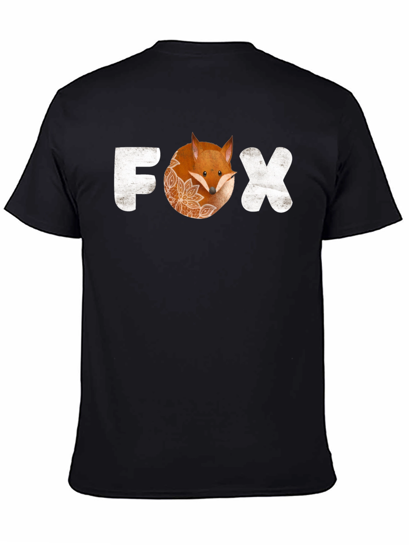 Fox Graphic T-Shirt - Trendy Animal Print Tee