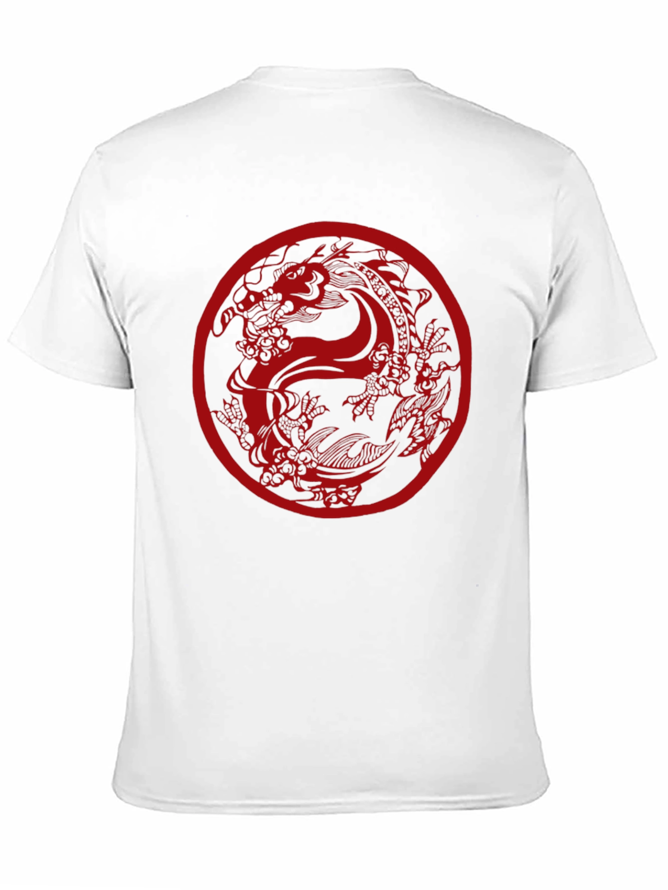 Dragon Circle Graphic Tee - Classic Black