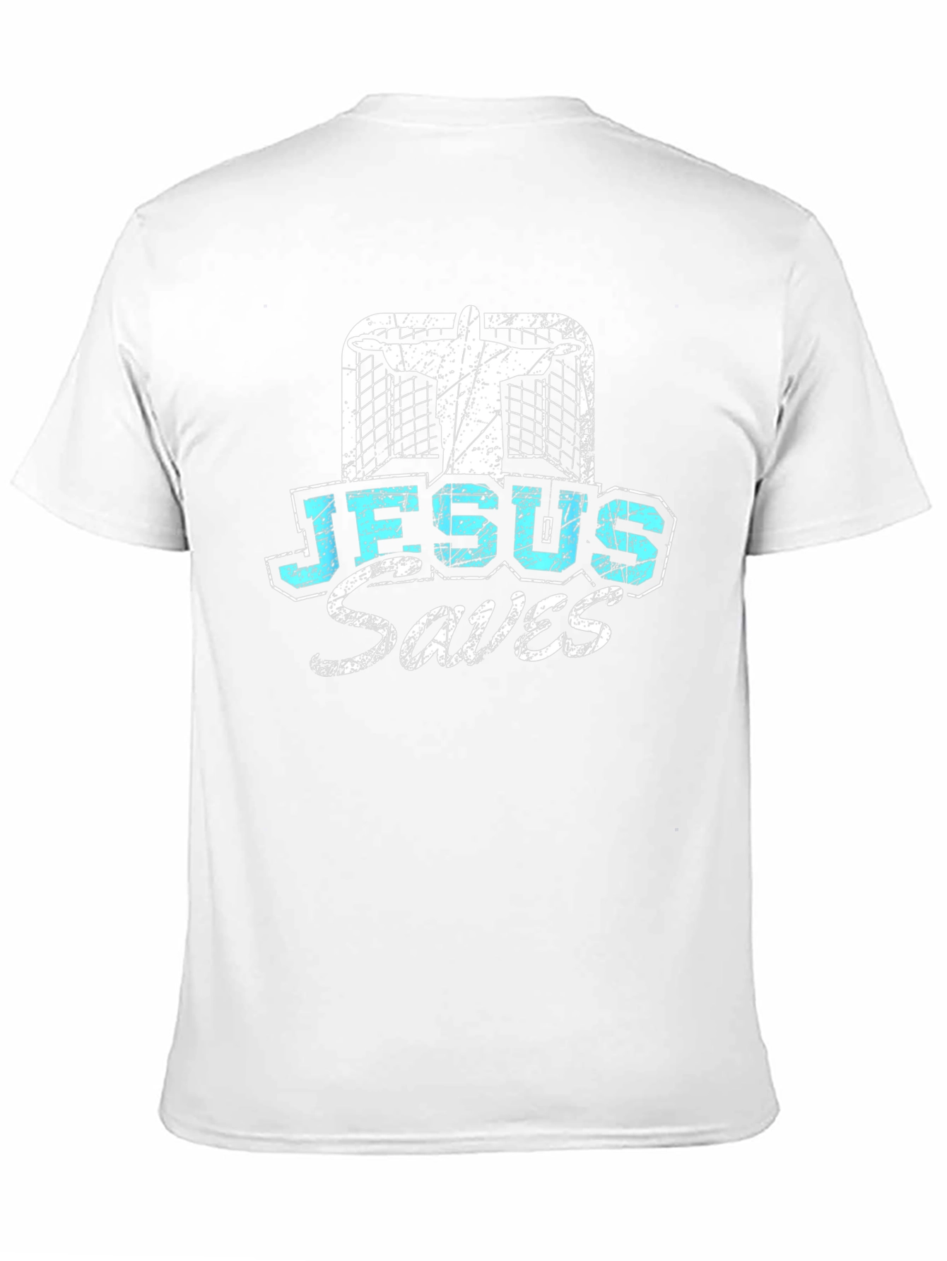 Jesus Saves Soccer Graphic T-Shirt