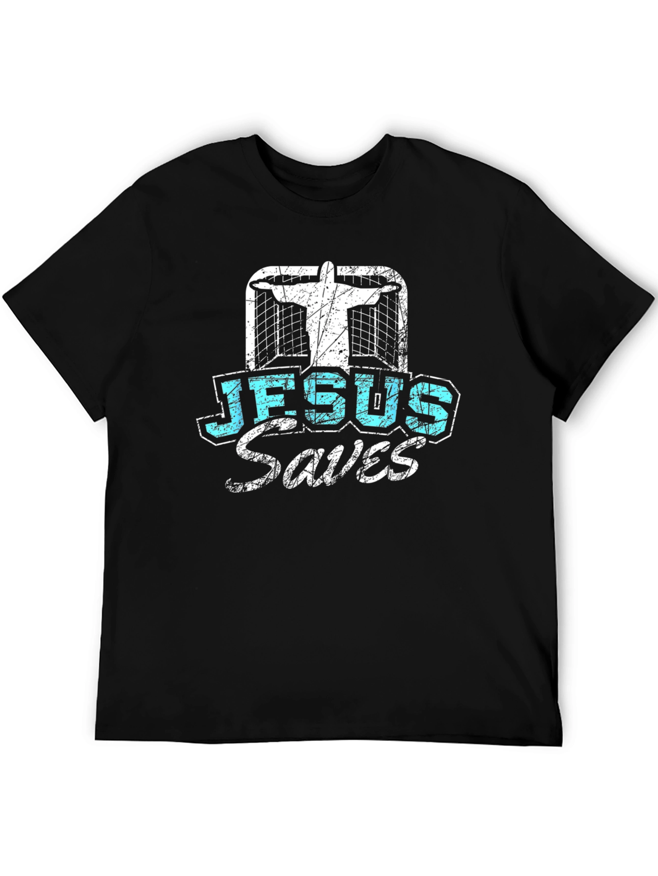 Jesus Saves Soccer Graphic T-Shirt