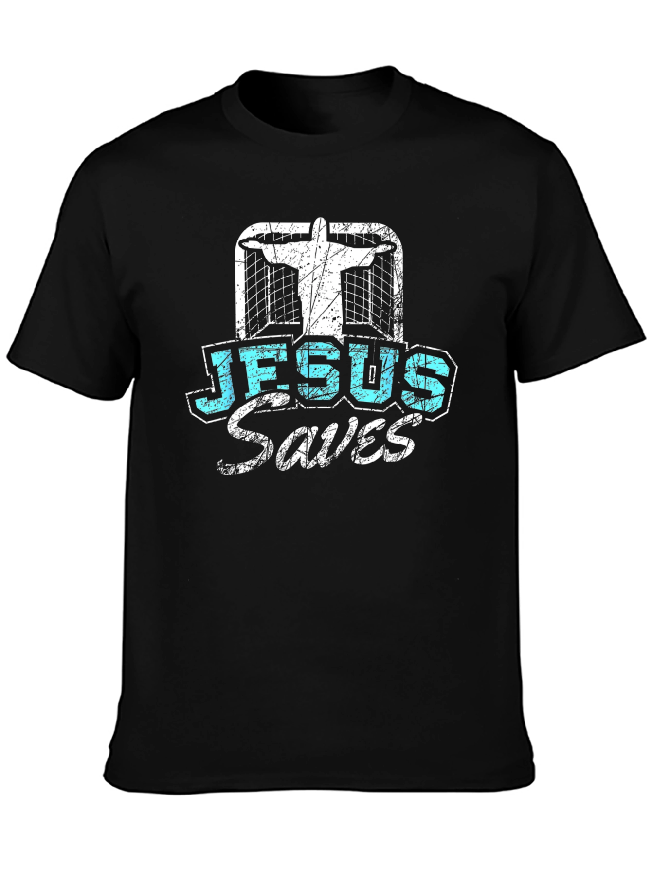 Jesus Saves Soccer Graphic T-Shirt