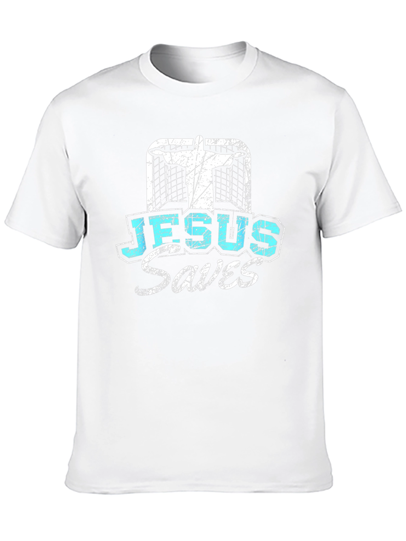 Jesus Saves Soccer Graphic T-Shirt