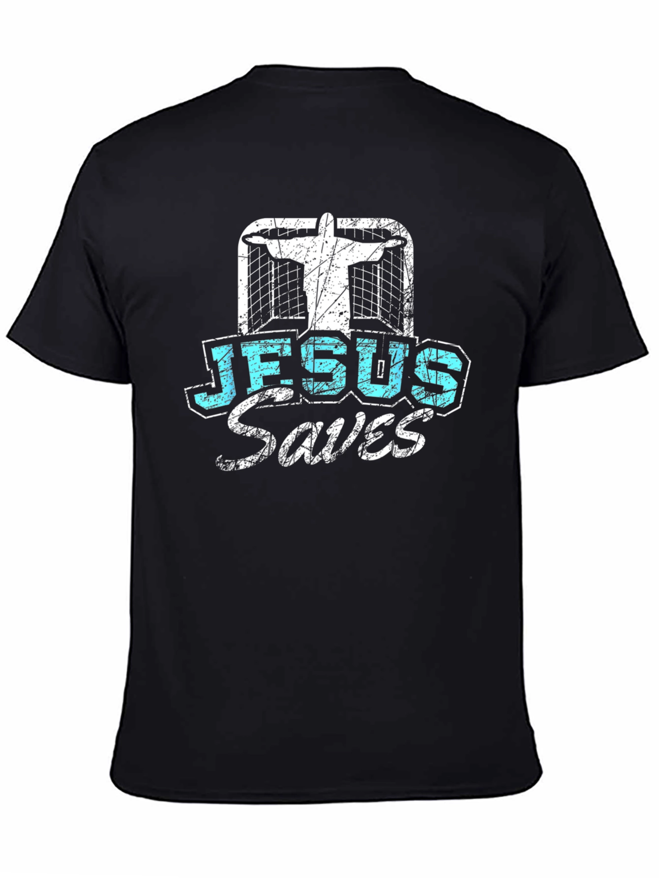 Jesus Saves Soccer Graphic T-Shirt