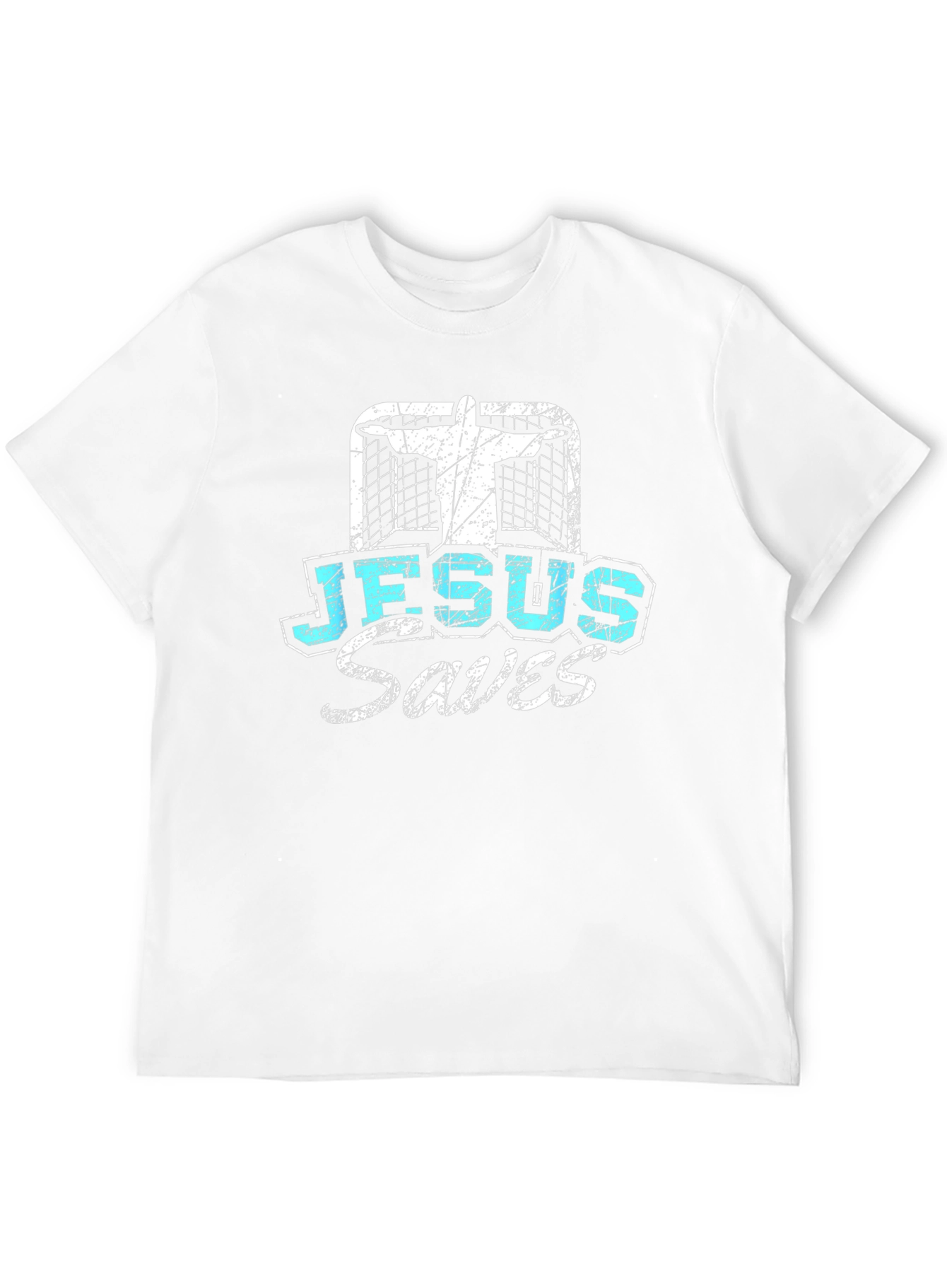 Jesus Saves Soccer Graphic T-Shirt