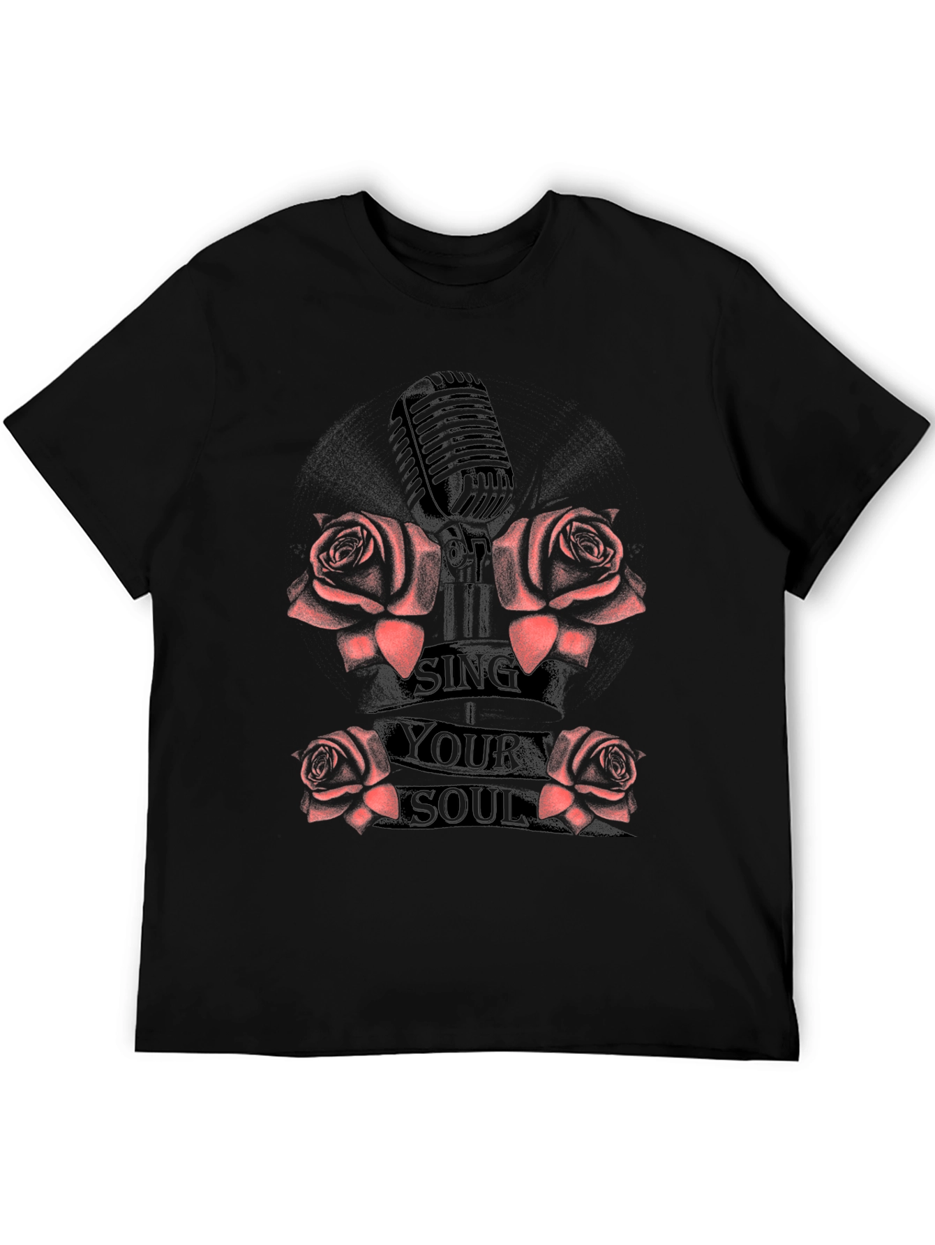 Sing Your Soul Graphic Tee - Black