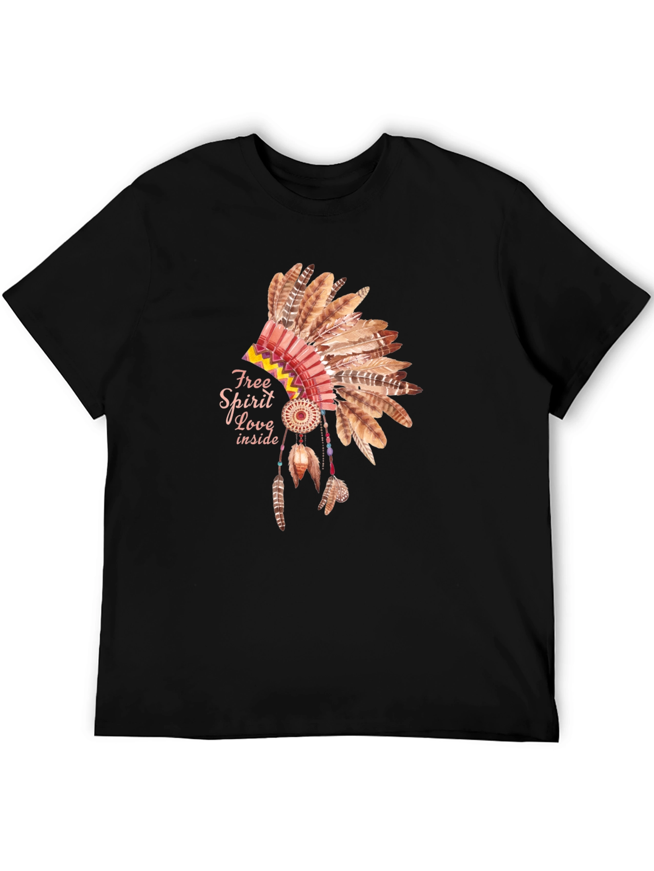 Free Spirit Native Headdress T-Shirt