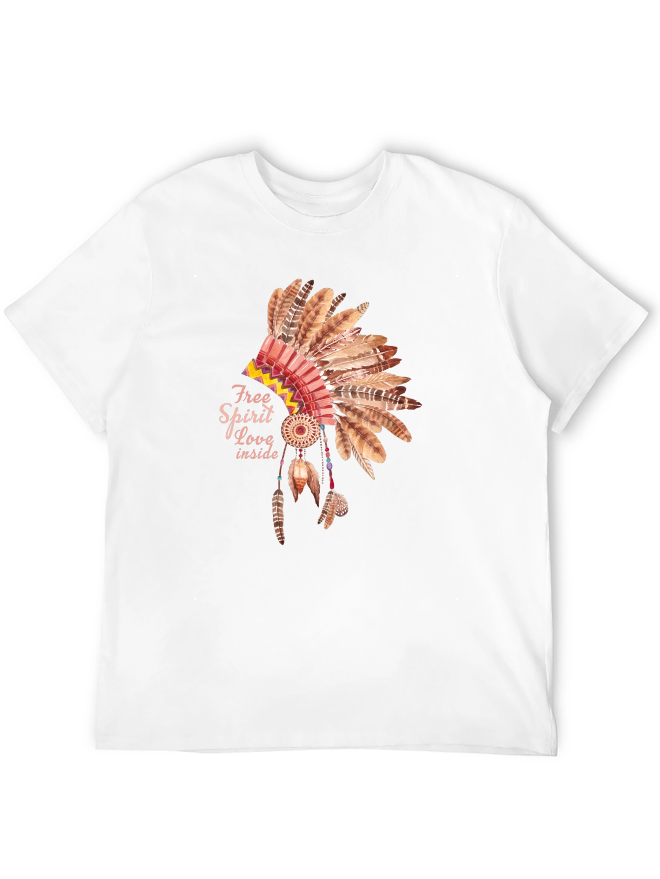 Free Spirit Native Headdress T-Shirt