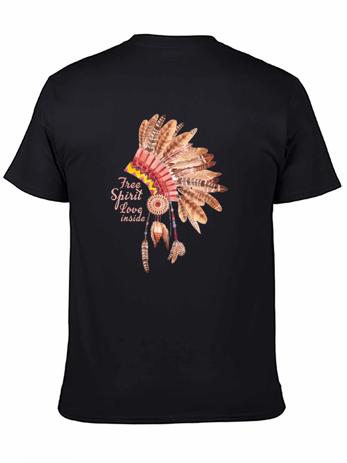 Free Spirit Native Headdress T-Shirt