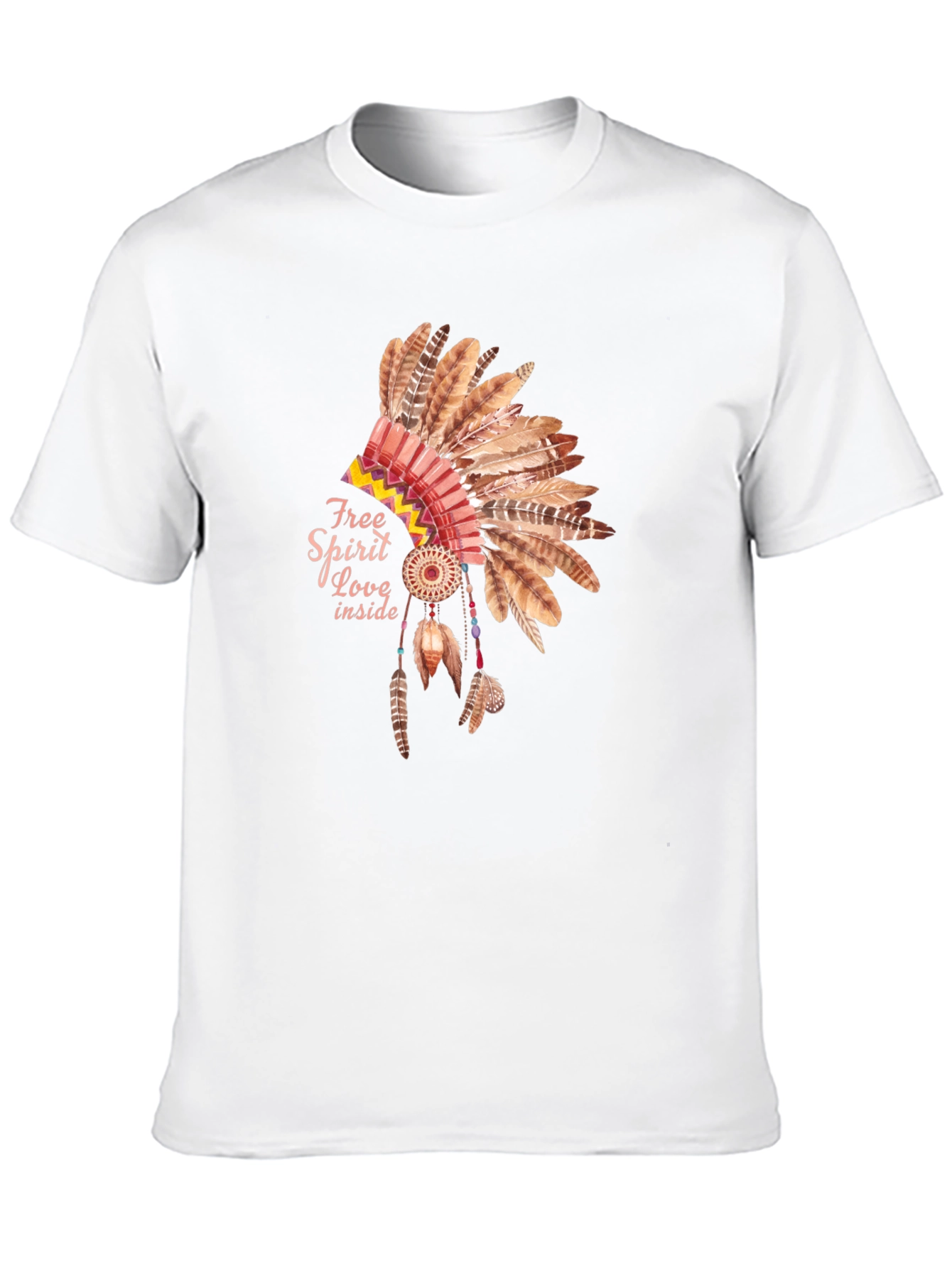 Free Spirit Native Headdress T-Shirt