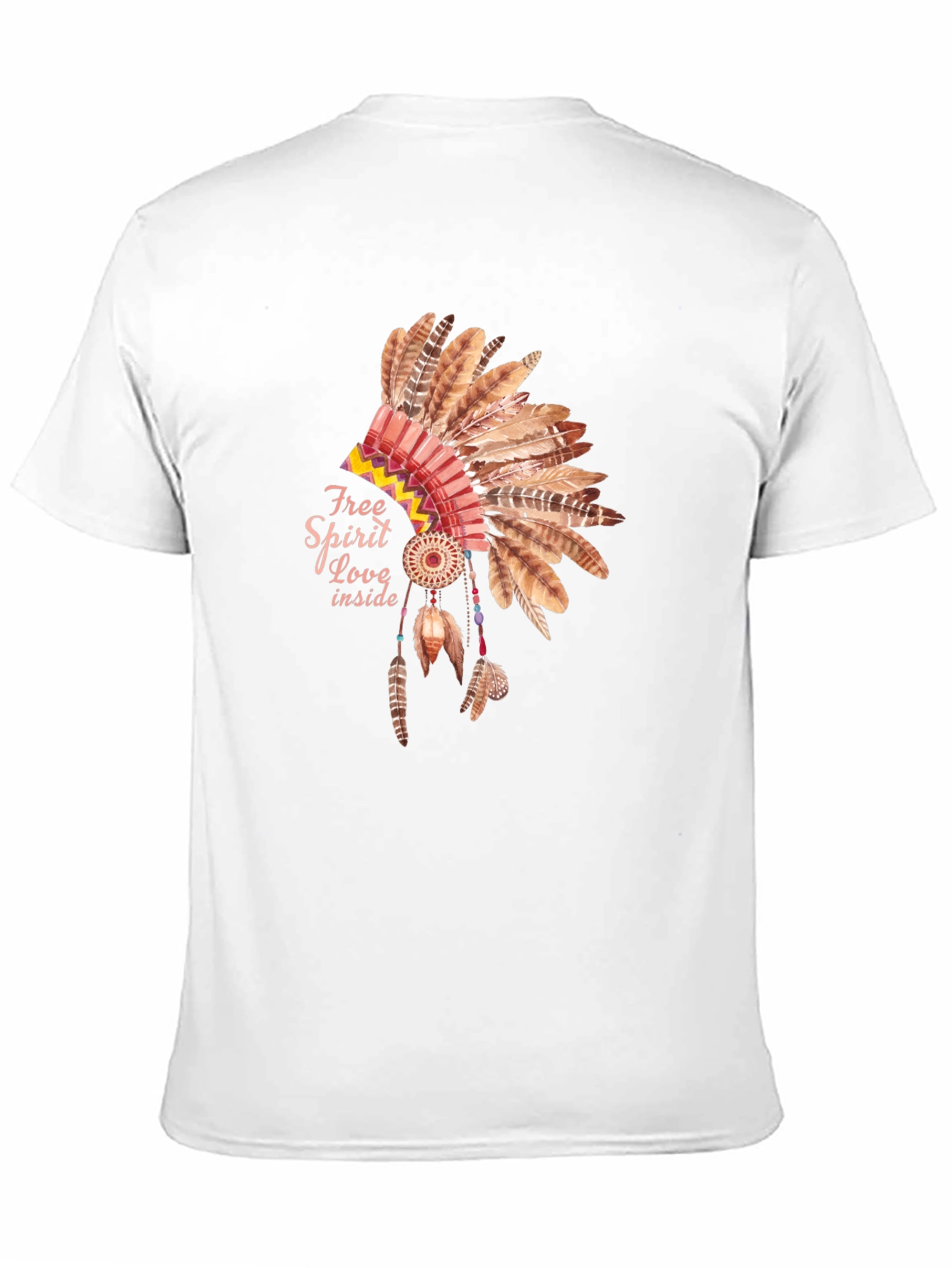 Free Spirit Native Headdress T-Shirt