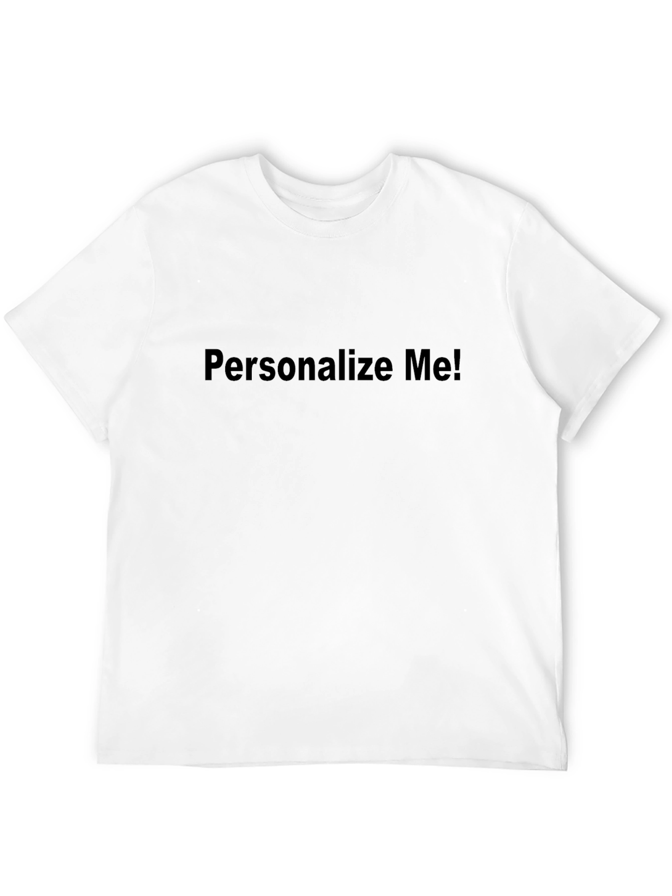 Personalize Me! Custom Black T-Shirt