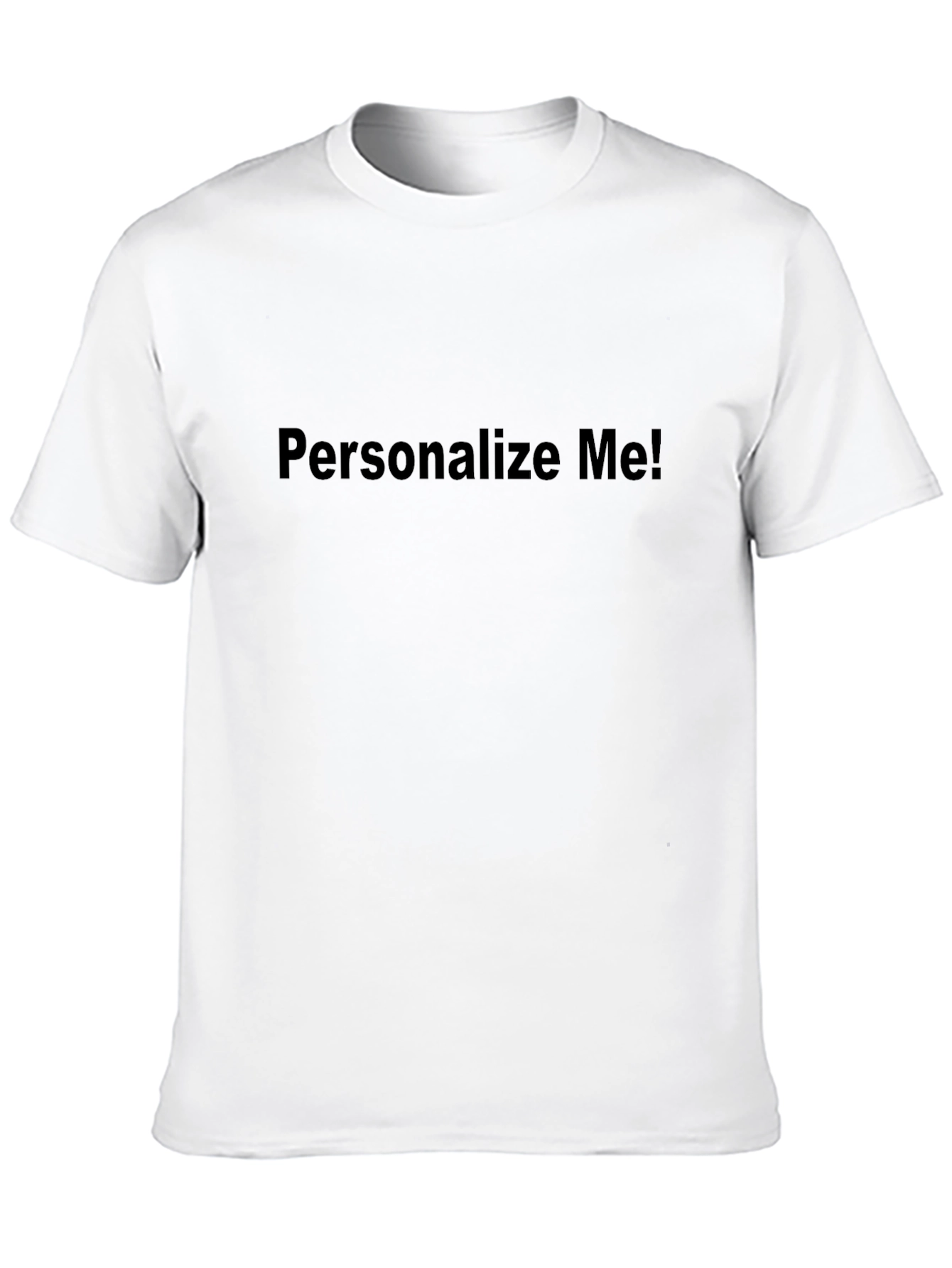 Personalize Me! Custom Black T-Shirt