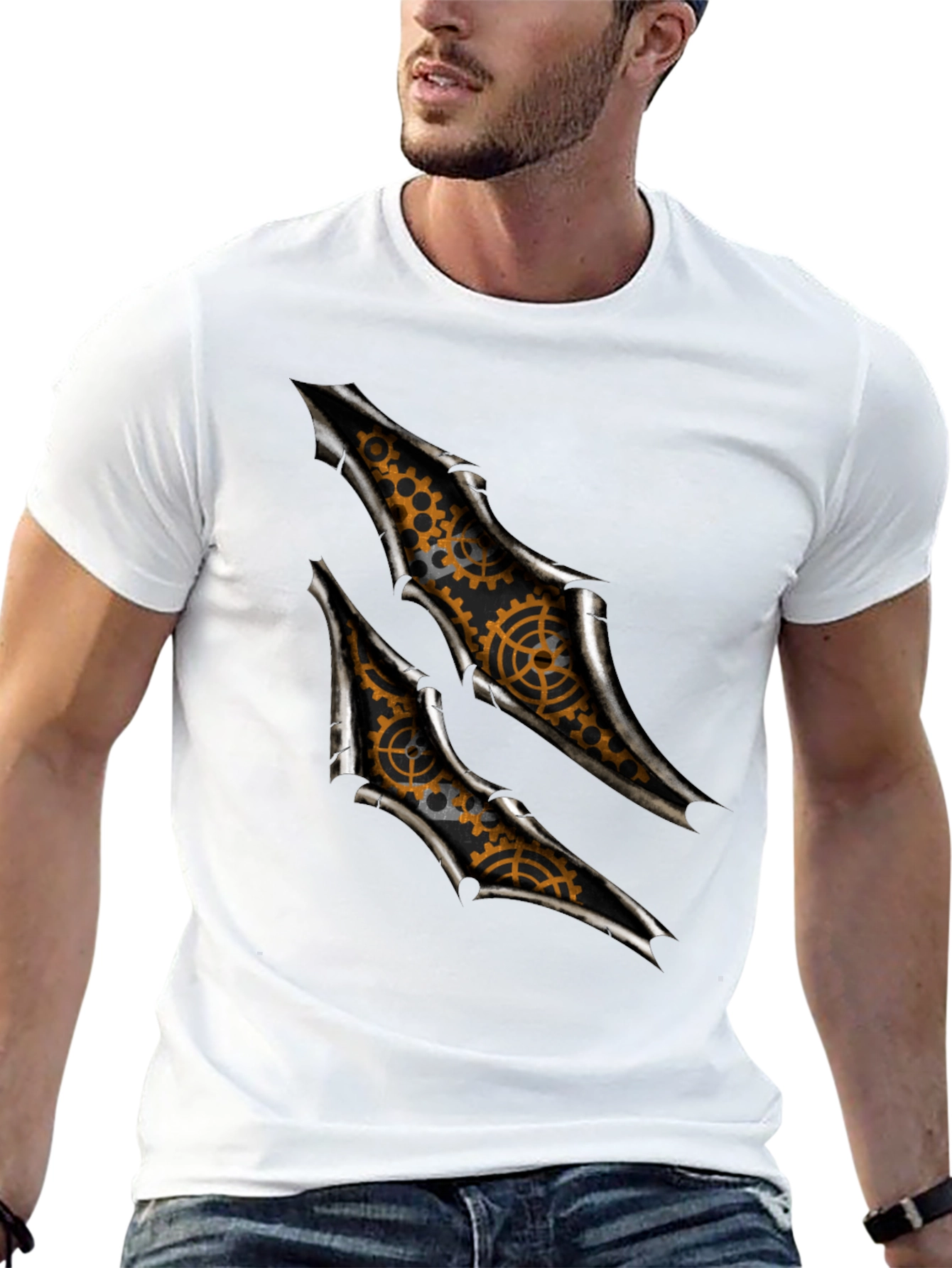 Steampunk Gears Graphic T-Shirt