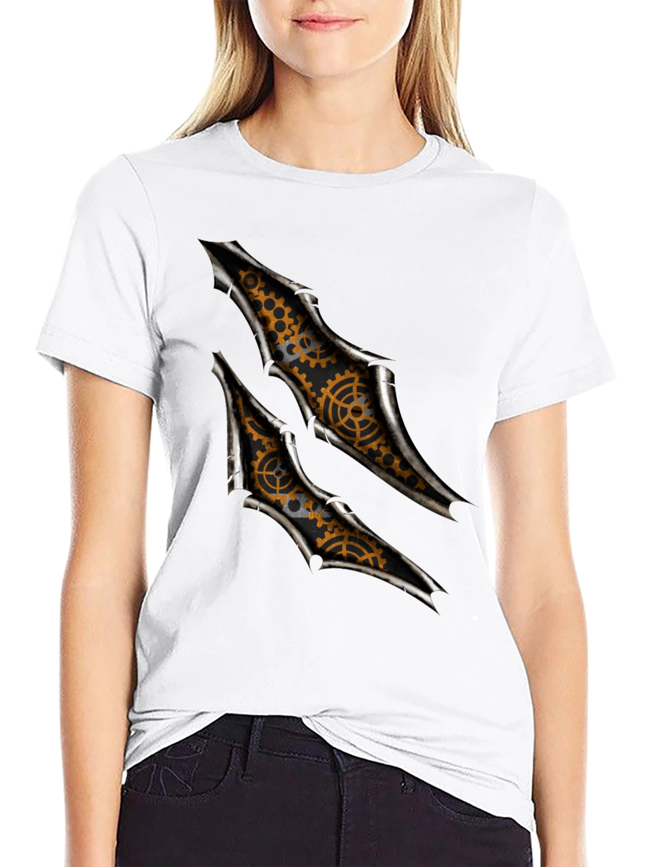 Steampunk Gears Graphic T-Shirt
