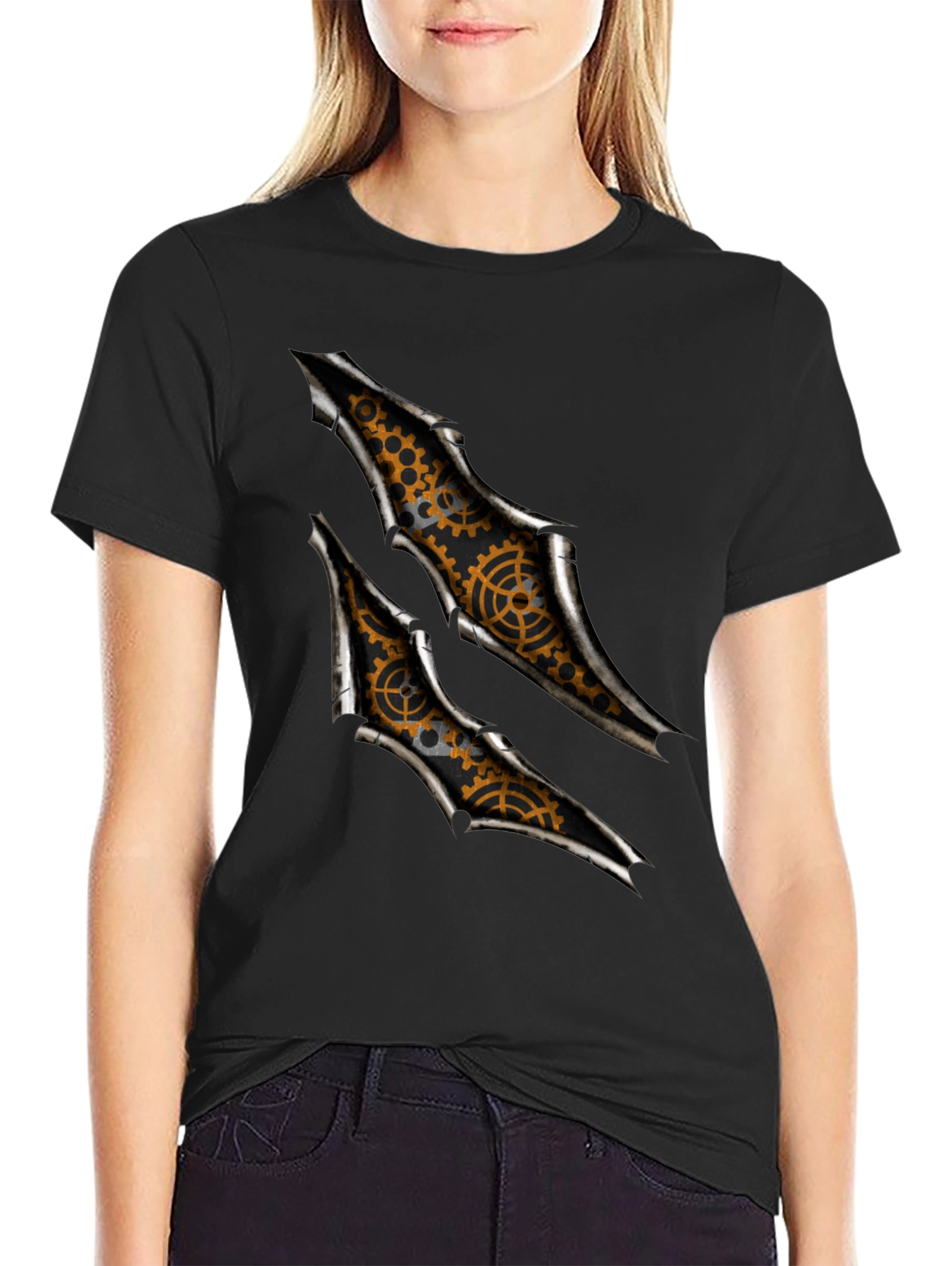 Steampunk Gears Graphic T-Shirt