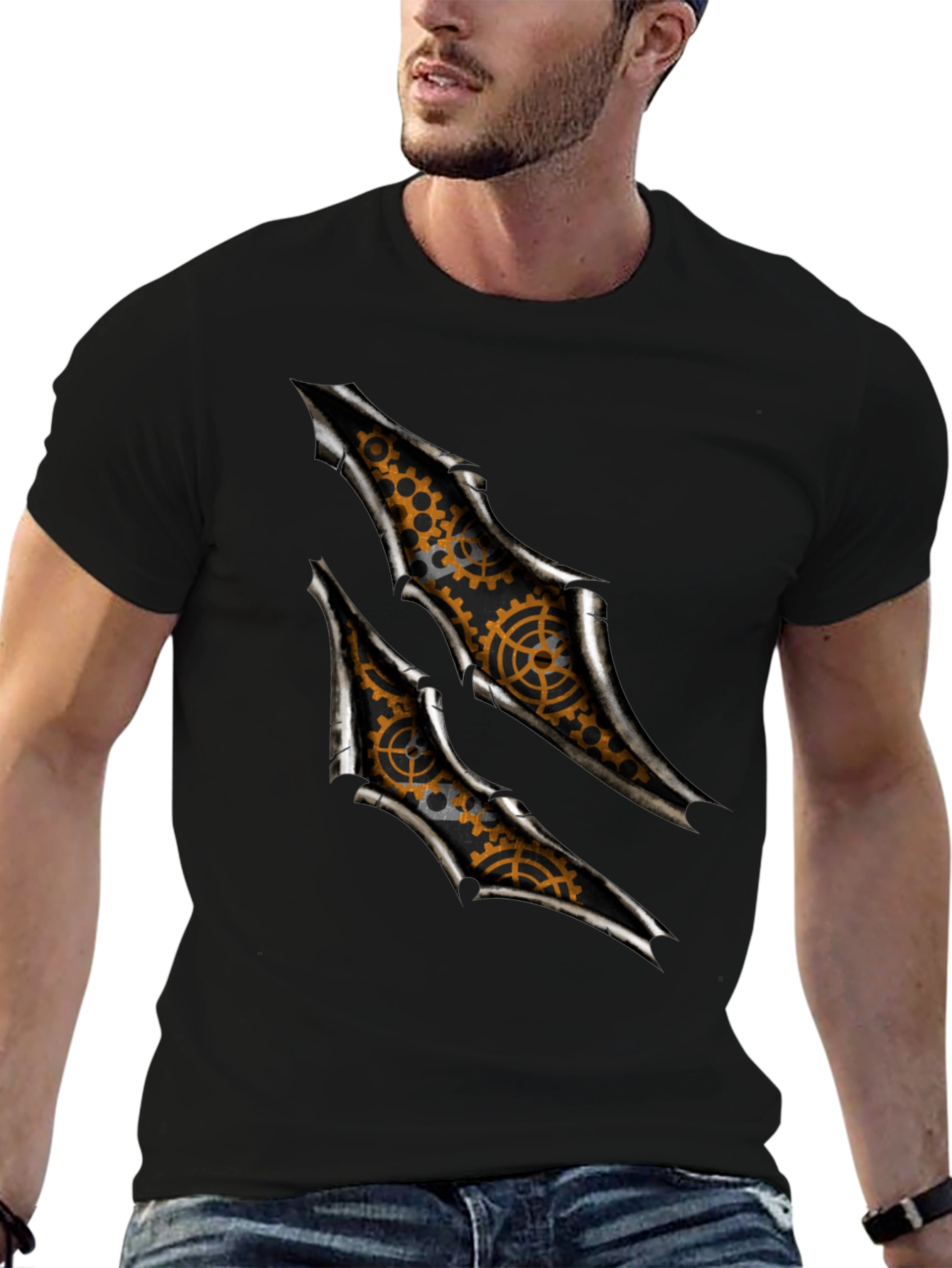 Steampunk Gears Graphic T-Shirt
