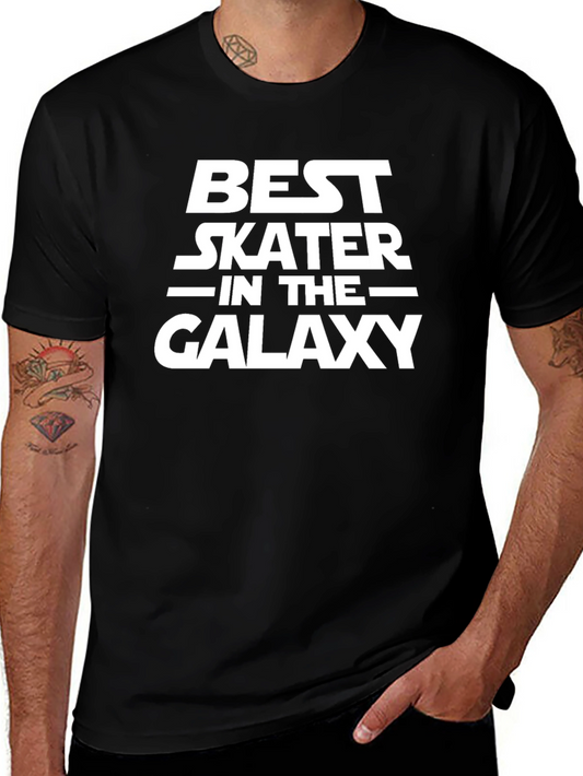 Best Skater in the Galaxy Black T-Shirt