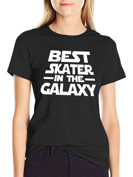 Best Skater in the Galaxy Black T-Shirt