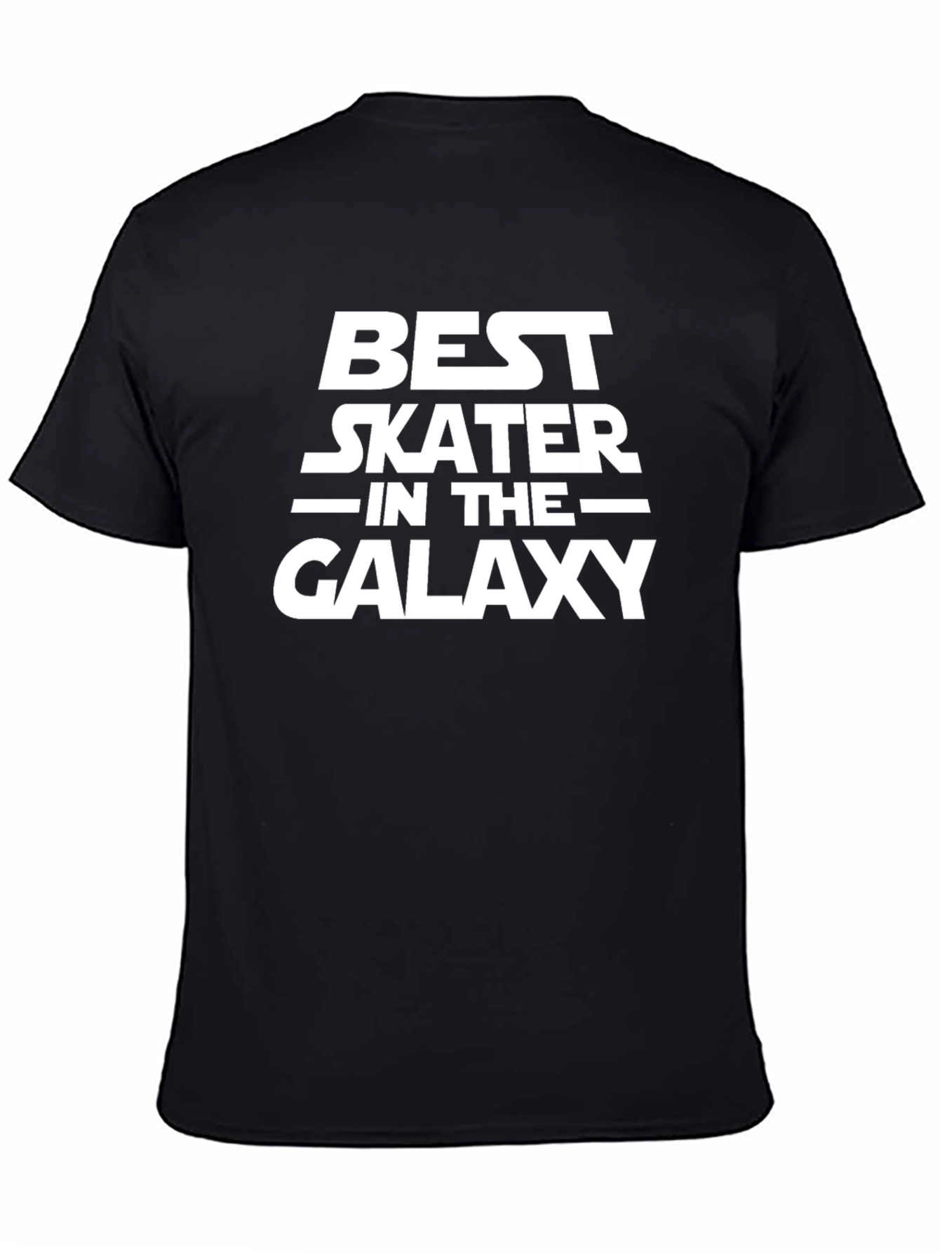 Best Skater in the Galaxy Black T-Shirt