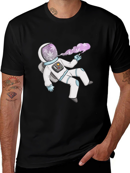 Astronaut Weed T-Shirt - Space Stoner Tee