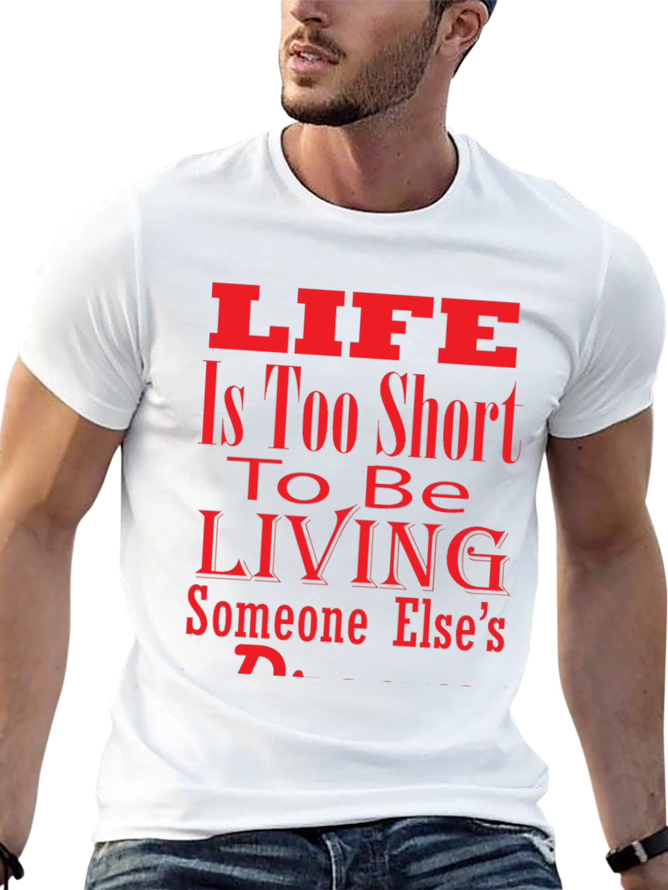 Lifes Too Short Black Graphic Tee