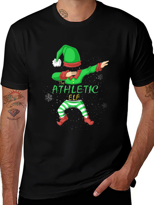Athletic Elf T-Shirt - Holiday Dabber Tee