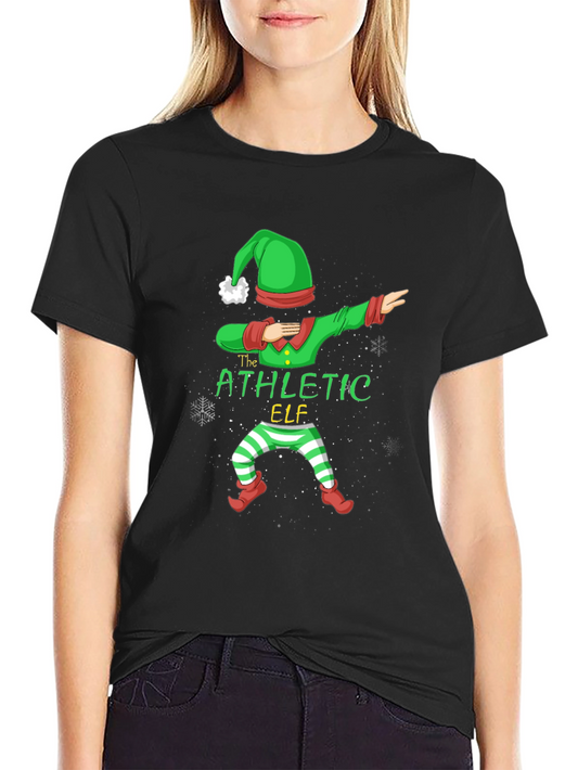 Athletic Elf T-Shirt - Holiday Dabber Tee