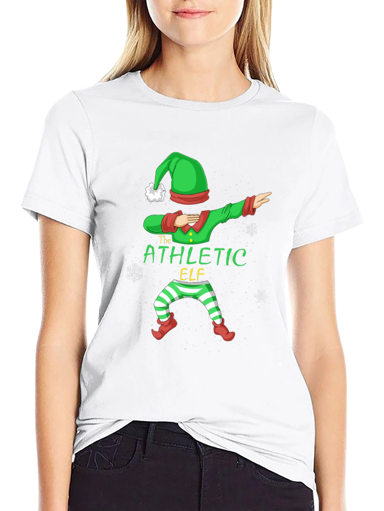 Athletic Elf T-Shirt - Holiday Dabber Tee