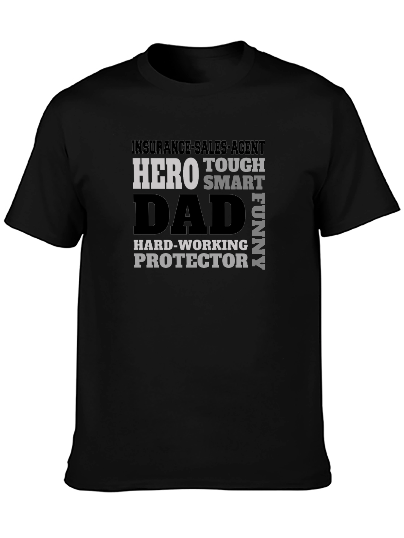 Insurance Sales Agent Hero Dad T-Shirt