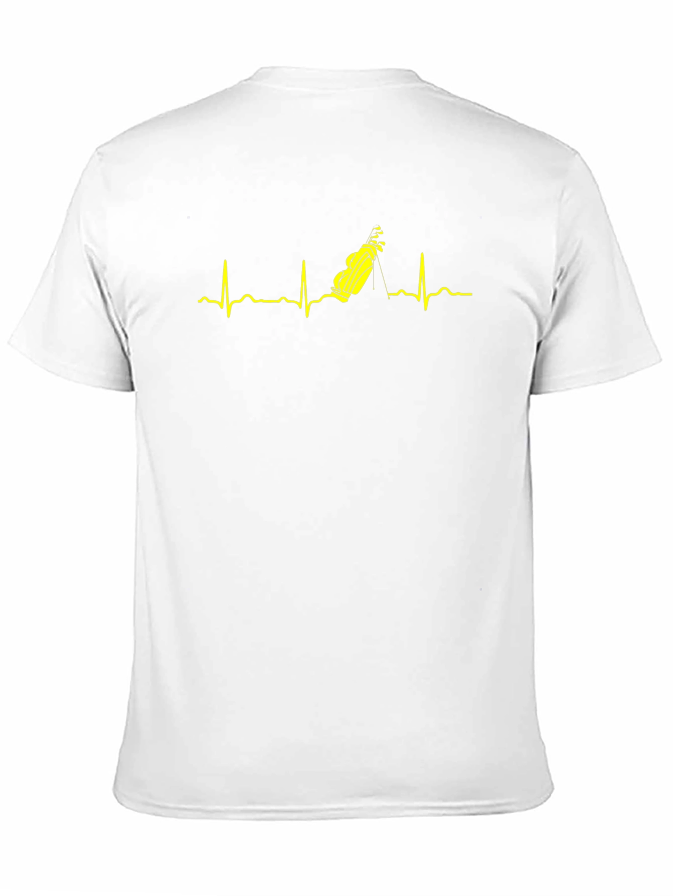 Golf Heartbeat T-Shirt - Golfers Pulse Tee