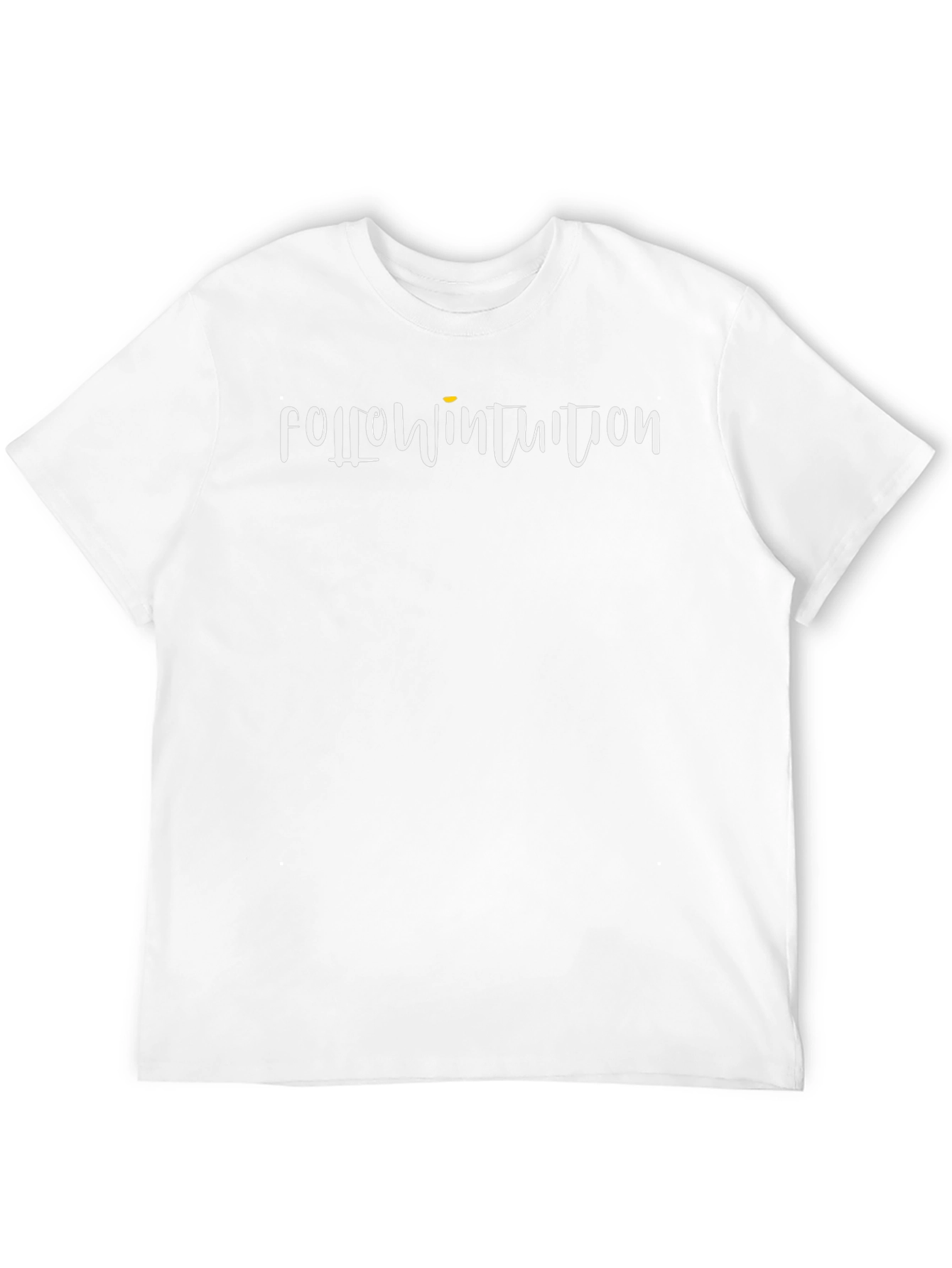 Follow Intuition Graphic Tee - Black
