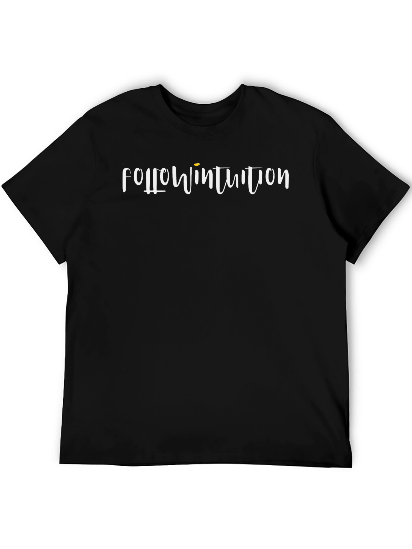 Follow Intuition Graphic Tee - Black