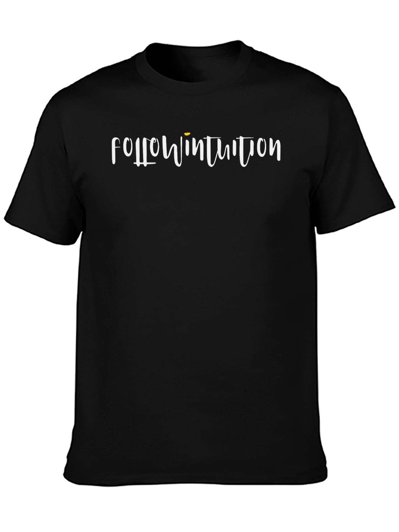 Follow Intuition Graphic Tee - Black