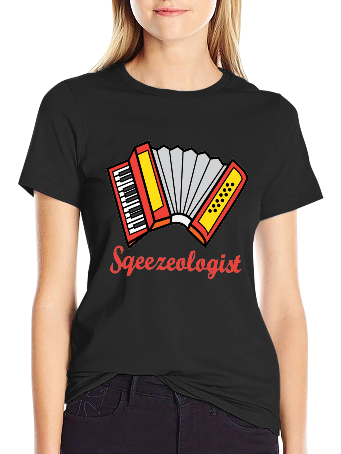 Squeezeologist Accordion Graphic Tee