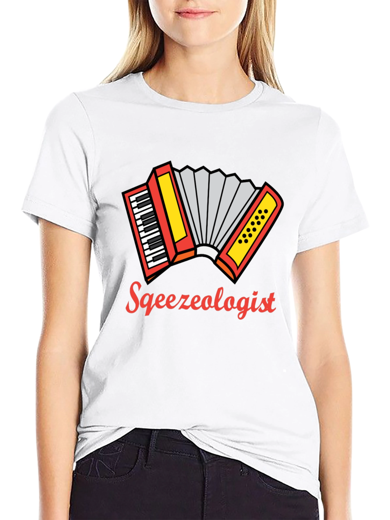 Squeezeologist Accordion Graphic Tee