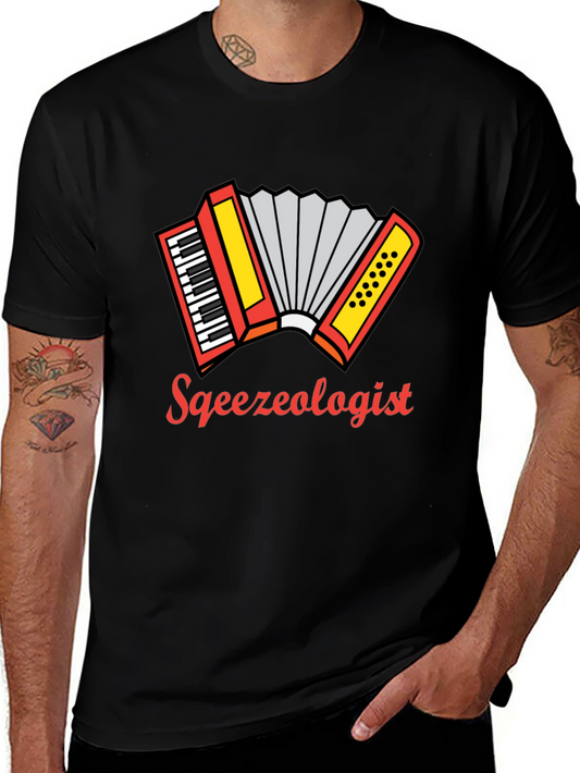 Squeezeologist Accordion Graphic Tee