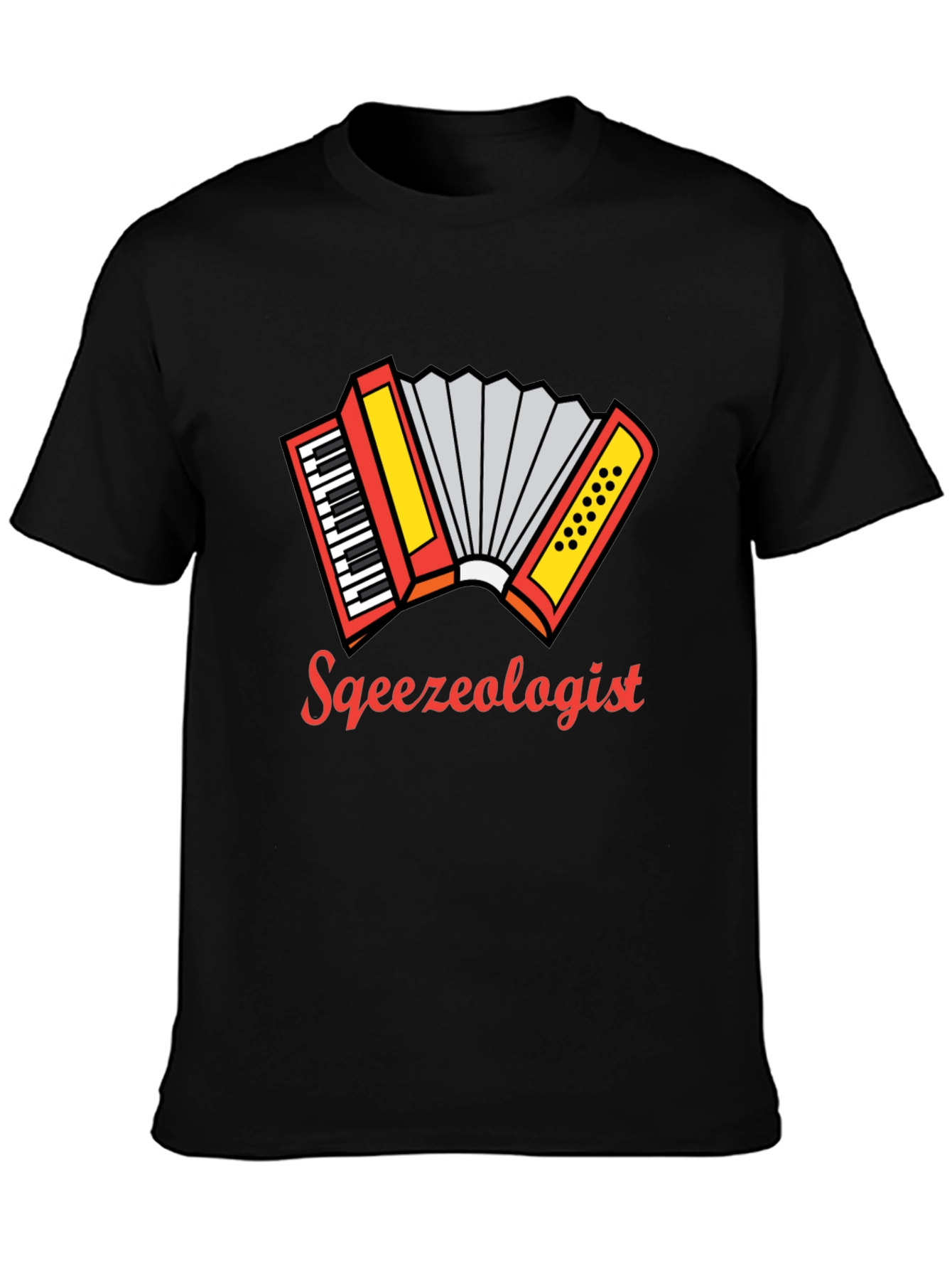 Squeezeologist Accordion Graphic Tee