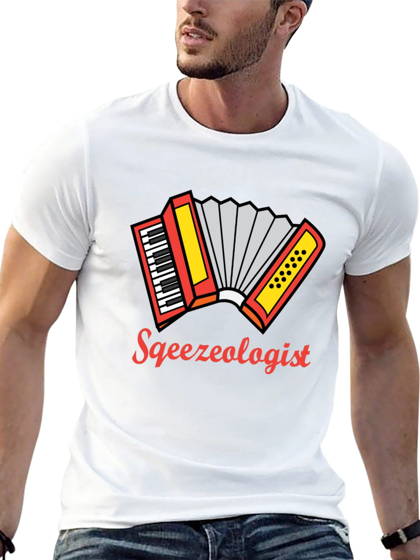 Squeezeologist Accordion Graphic Tee