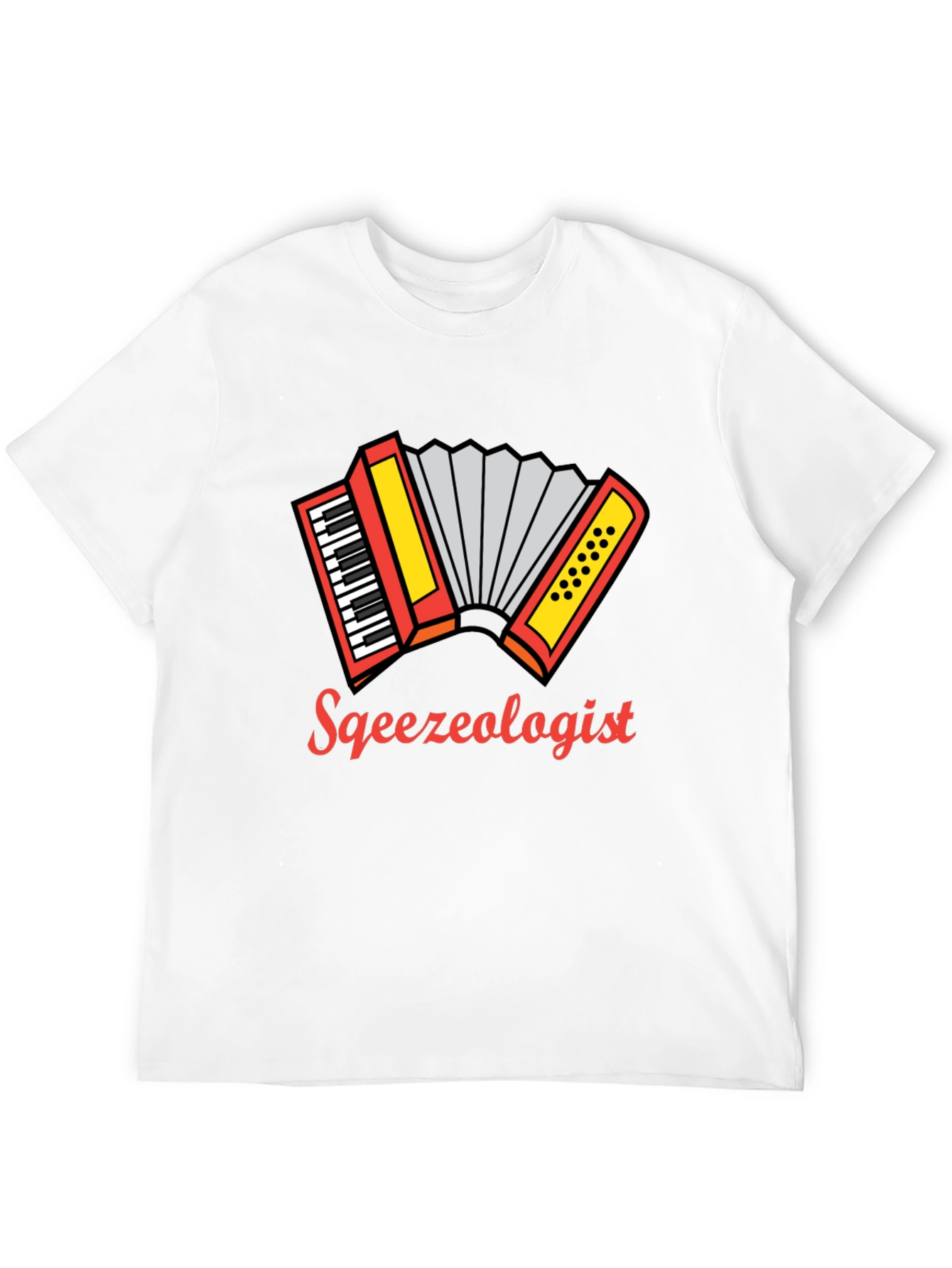Squeezeologist Accordion Graphic Tee